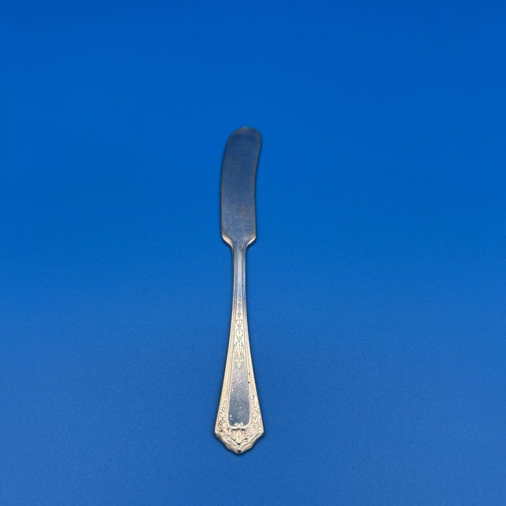 Continental Silverplate Flatware Butter Spreader Silver Art Deco Mid Century